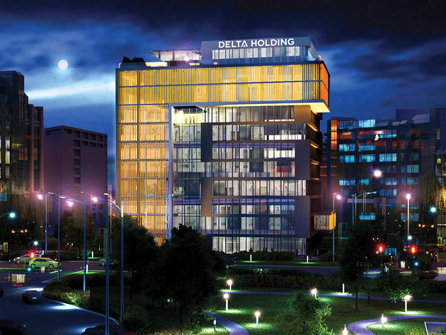 Delta House - Erstklassige Büroflächen auf 23.000 m2 werden mit Hilfe der neuesten Technologien gebaut
