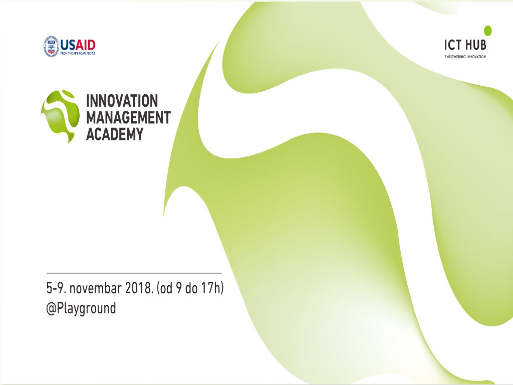 Akademija za upravljanje inovacijama od 5. do 9. novembra u Beogradu