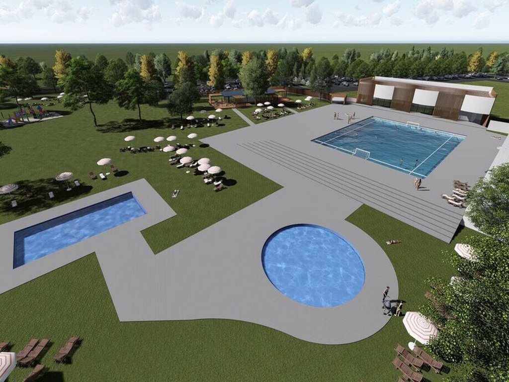 Future look of the pool in Kula