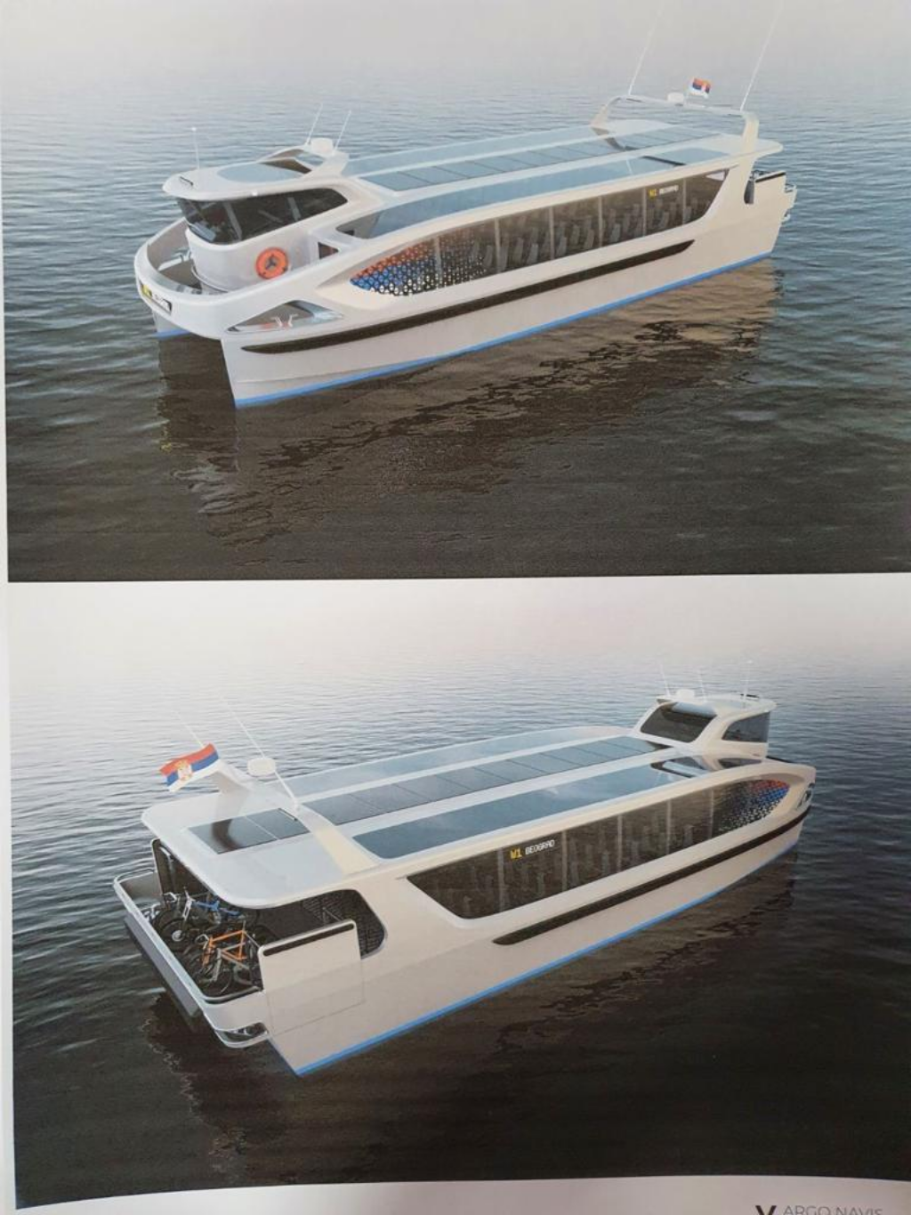 Najavljeni izgled budućih brodova za rečni javni prevoz u prestonici