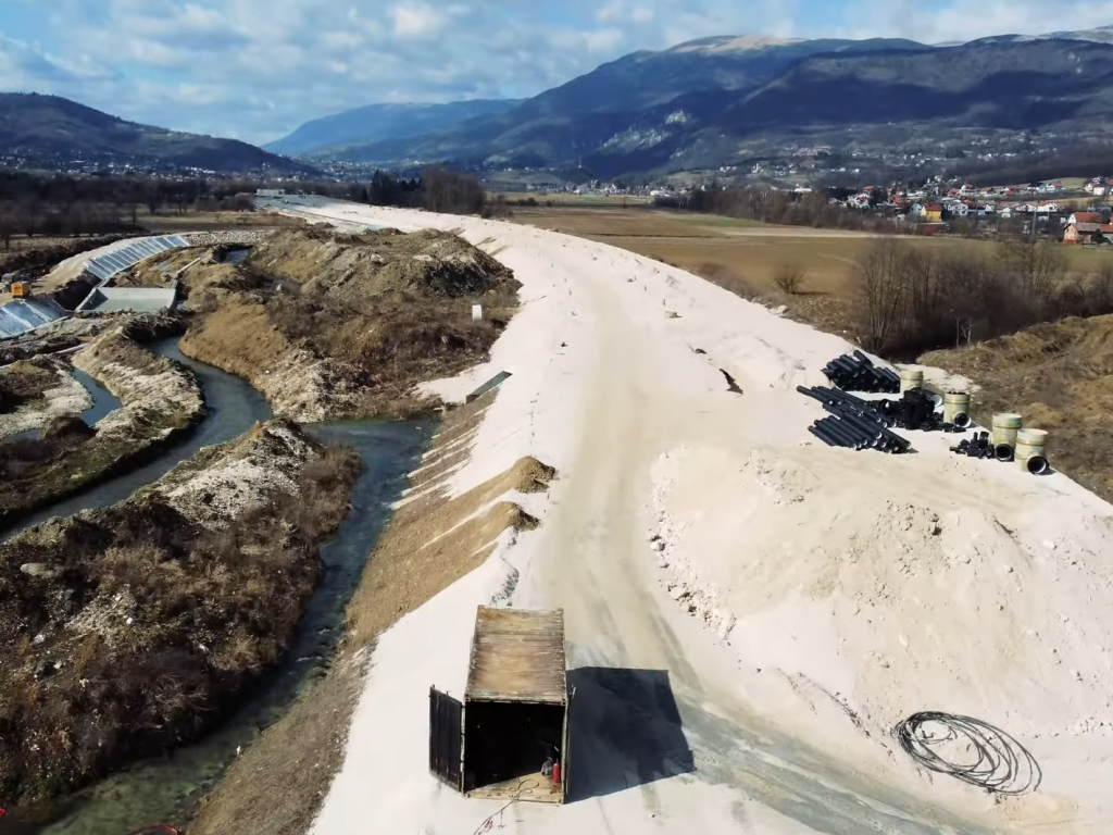 Evo kako izgleda gradilište brze ceste Lašva-Nević Polje (VIDEO)