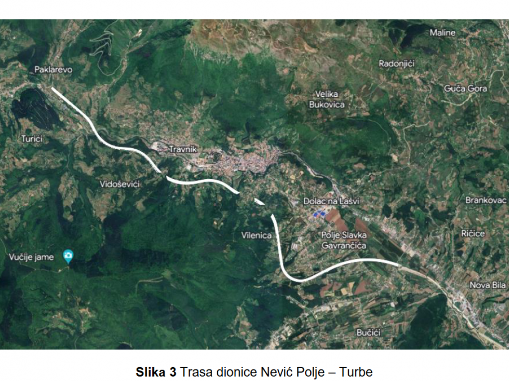 Brza cesta Nević Polje-Trube imaće 3 tunela i 13 mostova na 11,4 km dužine - Ovo je tačna trasa