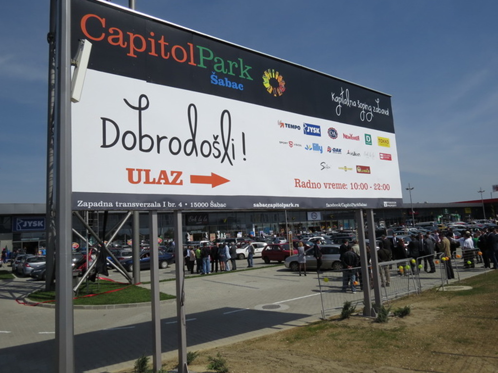 Otvoren tržni centar "Capitol Park" u Šapcu - Investitor najavio nova ulaganja u trgovinske objekte (FOTO)