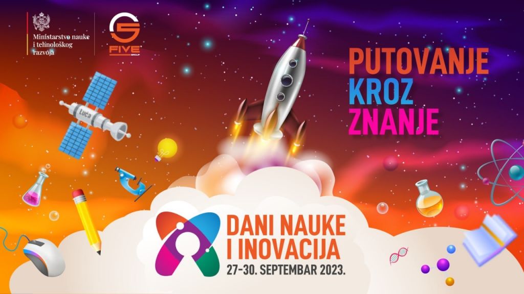 "Dani nauke i inovacija" od 27. do 30. septembra u 13 crnogorskih gradova
