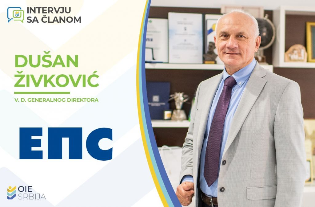 Dušan Živković, v.d. direktora kompanije EPS - U OIE projekte ulažemo 5,4 mlrd EUR do 2030. godine