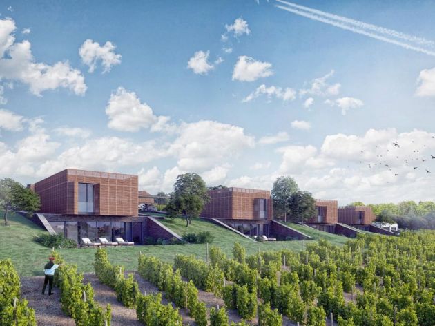 Slankamen to Get Tourism Complex Inspired by Cardak-Type Houses – Closed-Type Residential Settlement with Pools Next to a Vineyard (PHOTO)