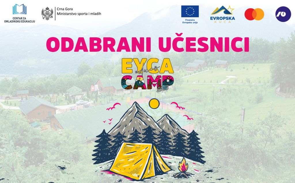 Odabrani učesnici trećem međunarodnog EYCA Educo kampa - Prijavljeno više od 150 mladih iz Crne Gore i region