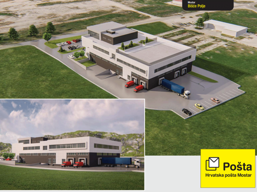 Promark gradi logistički centar Hrvatske pošte Mostar u Bišće Polju