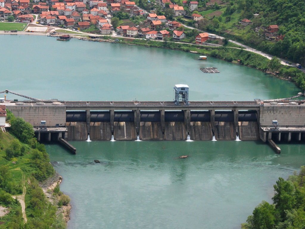 Wasserkraftwerk HE Zvornik