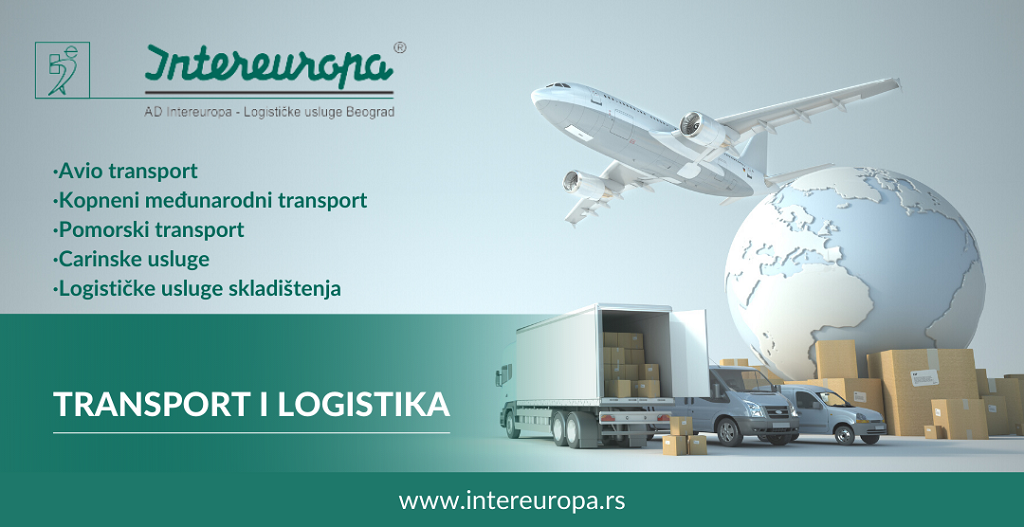 AD Intereuropa Logističke usluge Beograd planira gradnju modernog logističkog centra sa skladišnim kapacitetom od 120.000 m<sup>2</sup> i skladišta sa podzemnim parking mestima
