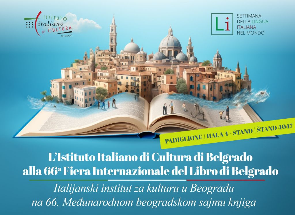 Italijanski institut za kulturu u Beogradu na Međunarodnom beogradskom sajmu knjiga - Susreti sa italijanskim i srpskim autorima