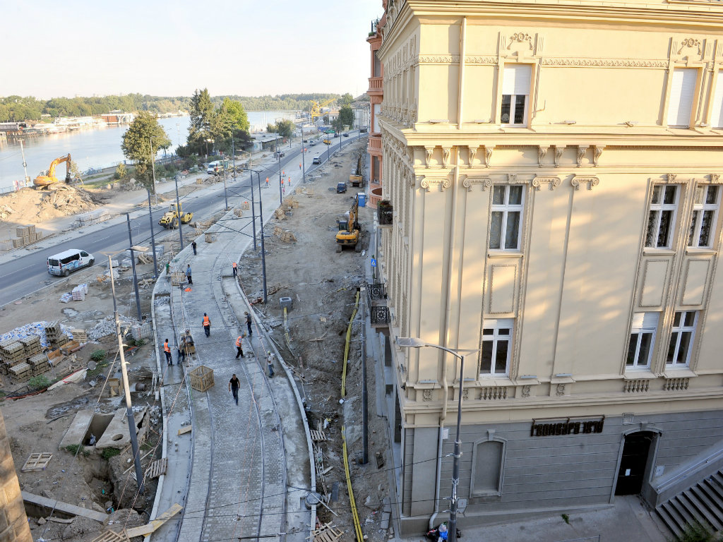 Price of square meter in Karadjordjeva Street to be EUR 10,000?