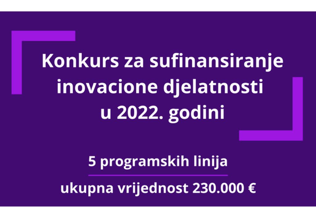 Raspisan poziv za sufinansiranje inovacione djelatnosti, na raspolaganju 230.000 EUR