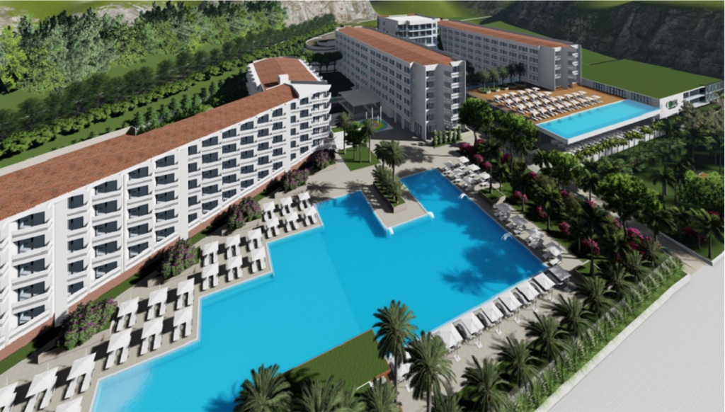 Hotelski kompleks Korali u Sutomoru dobija nove sadržaje - Nakon rekonstrukcije i dogradnje imaće 408 soba, bazene, rekreativni centar i event salu (FOTO)