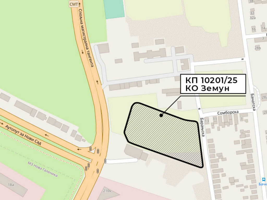 City of Belgrade Selling 2 ha of Building Land Near “Lakat Krivina” in Zemun – Initial Price RSD 319 Million