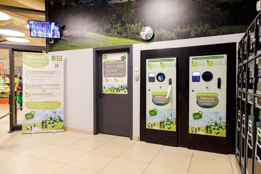 Još dva aparata za reciklažu ambalaže u Lidlu: Doniraj ili umanji svoj račun