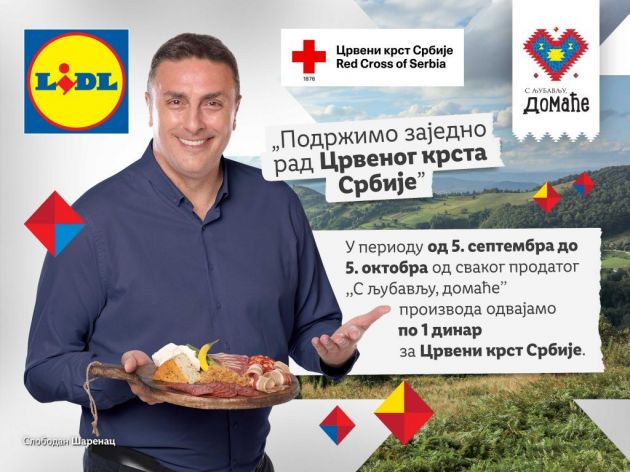 Lidl donira - "S ljubavlju, domaće" za Crveni krst Srbije