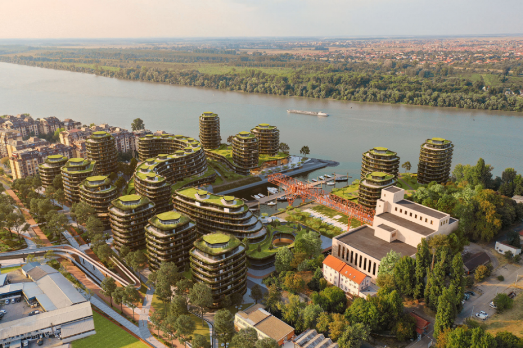 Kompleks Marina Dorćol imaće skoro 200.000 m<sup>2</sup> BRGP, 564 stana, 39 lokala, 68 poslovnih apartmana, dva vrtića... - Podnet zahtev za zelenu dozvolu za gradnju (FOTO)