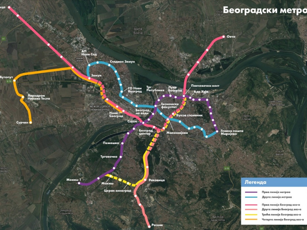 Dinamika radova na izgradnji beogradskog metroa - U novembru kreće gradnja depoa, sledeće godine prvih stanica i bušenje tunela