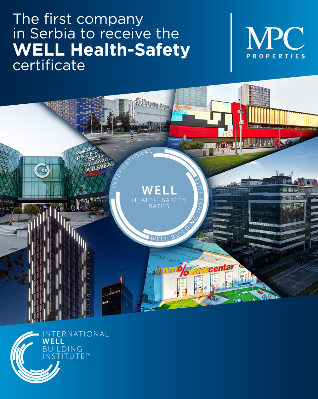 MPC Properties objekti dobili najprestižniji "WELL Health-safety" sertifikat