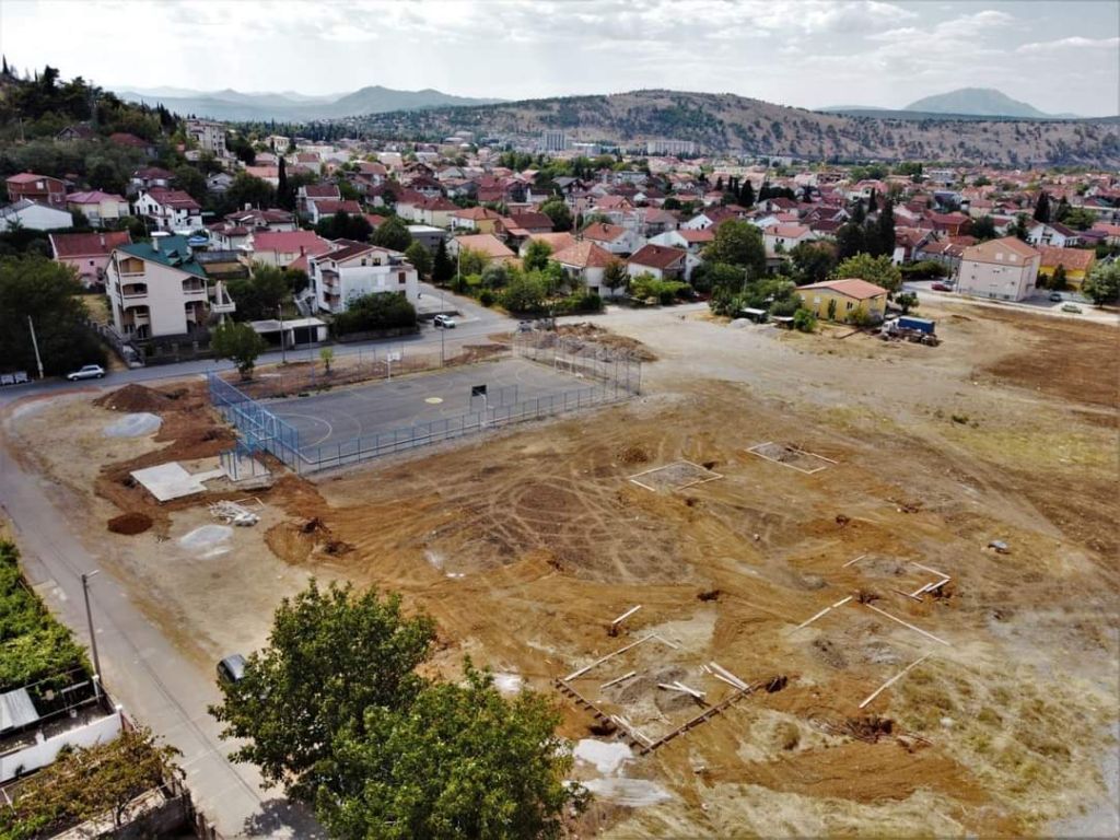 Podgoričko naselje Zagorič dobija novi park - Planirano uređenje staza, multifunkcionalnog igrališta i urbanog mobilijara