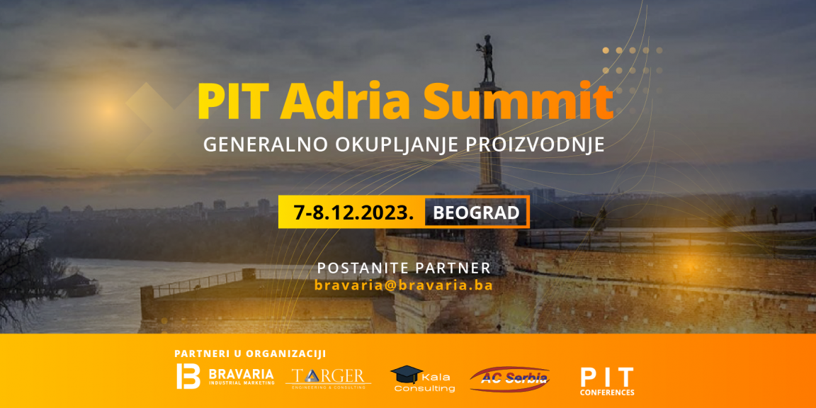 PIT Adria Summit 7. i 8. decembra u Beogradu - Pozivaju se predstavnici proizvodnje, industrije i tehnologije na učešće (VIDEO)