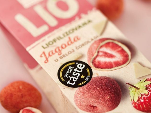 Kompanija Art Ival osvojila prestižnu britansku nagradu Great Taste Award za draže sa liofilizovanom jagodom u bijeloj čokoladi