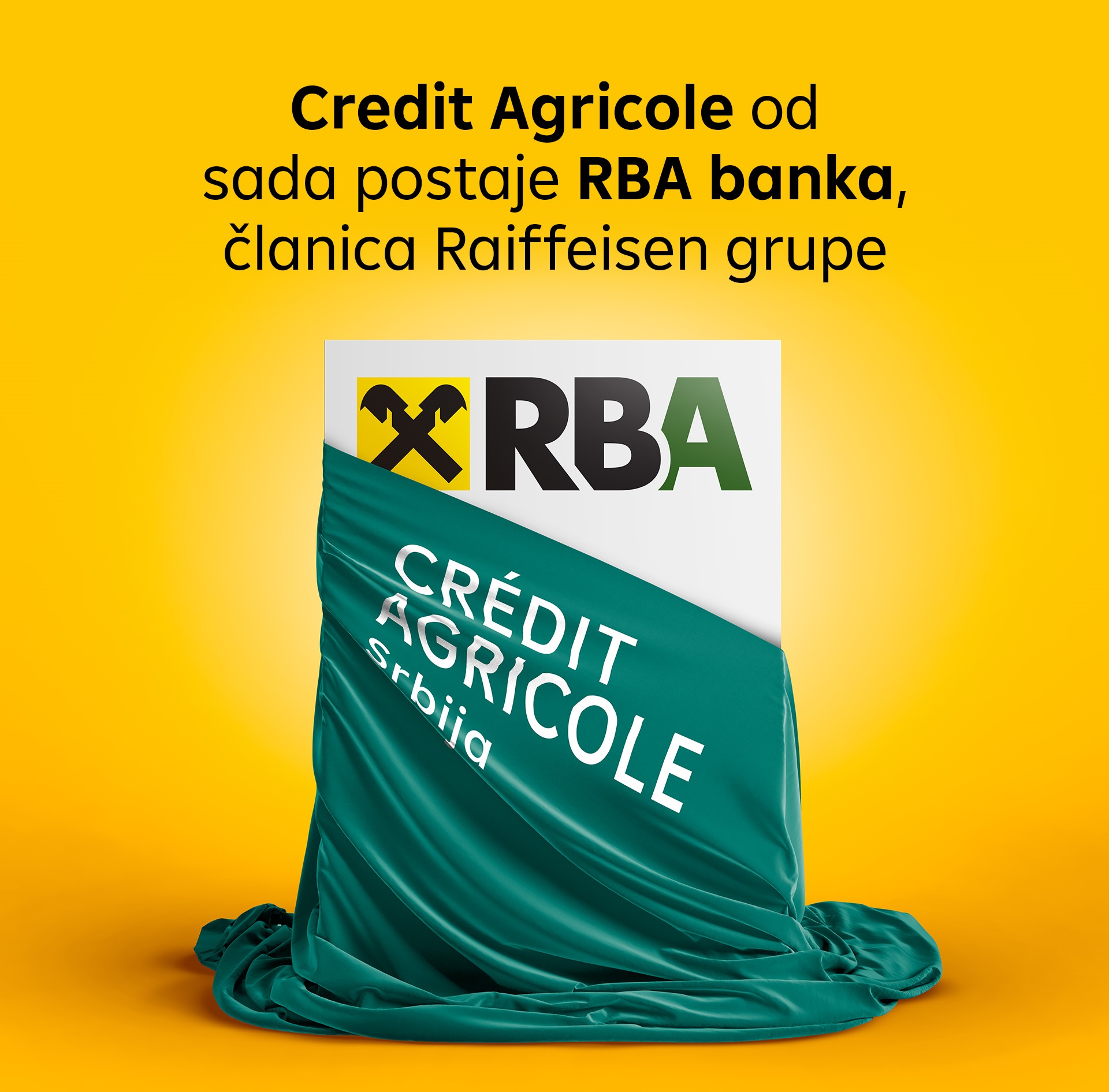Crédit Agricole Srbija postala RBA banka - Promena imena deo procesa pripajanja Raiffeisen banci