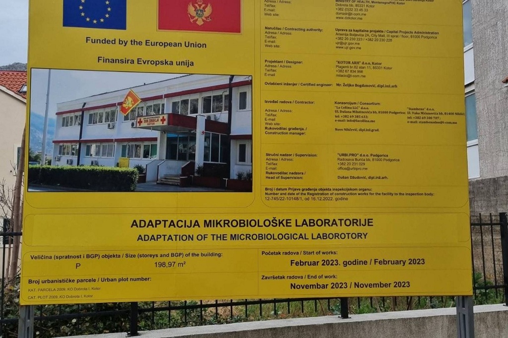 Počela rekonstrukcija devet mikrobioloških laboratorija vrijedan oko 2 mil EUR