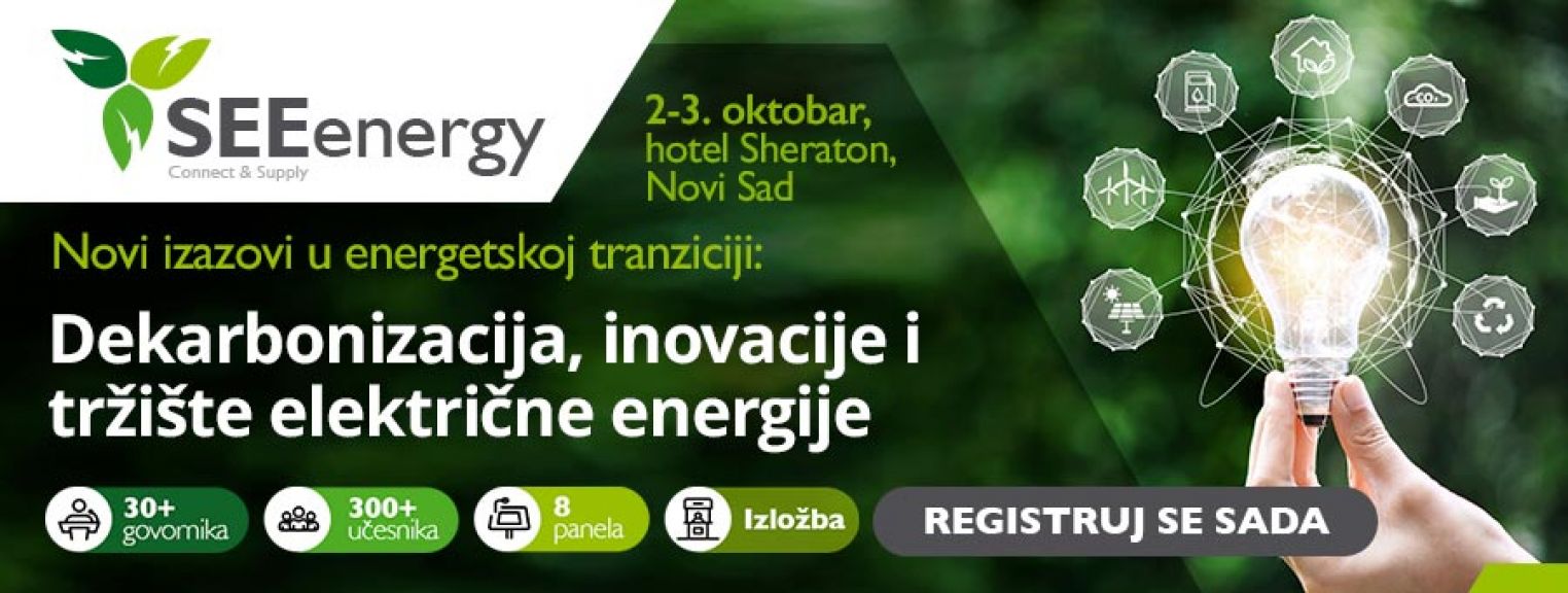 Regionalna energetska konferencija SEE ENERGY - Connect & Supply 2023 u Novom Sadu 2. i 3. oktobra