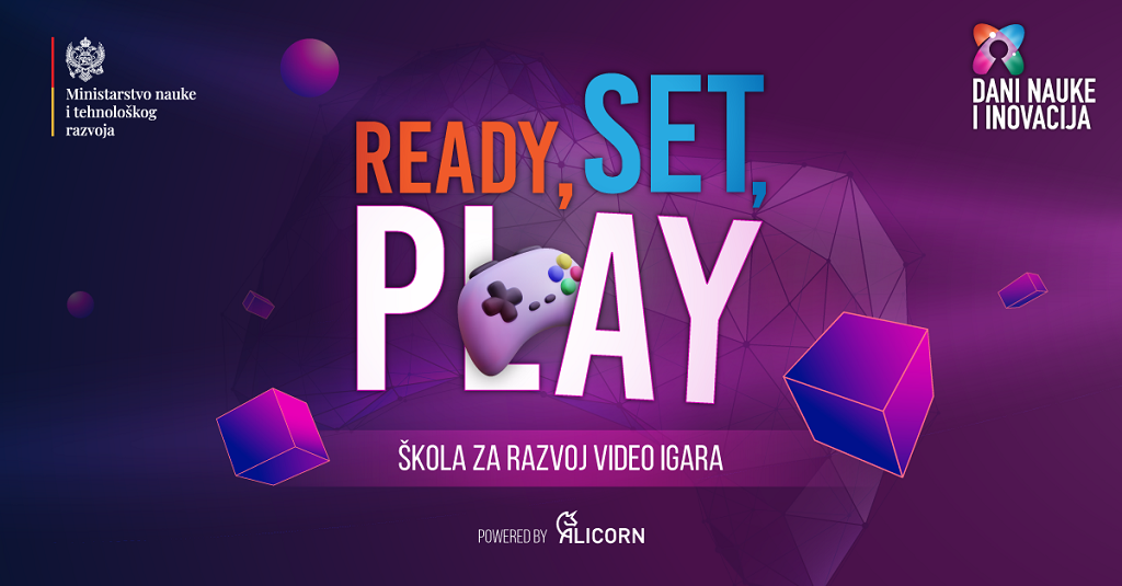 Otvorene prijave za besplatnu školu za razvoj video igara "Ready, set, play"
