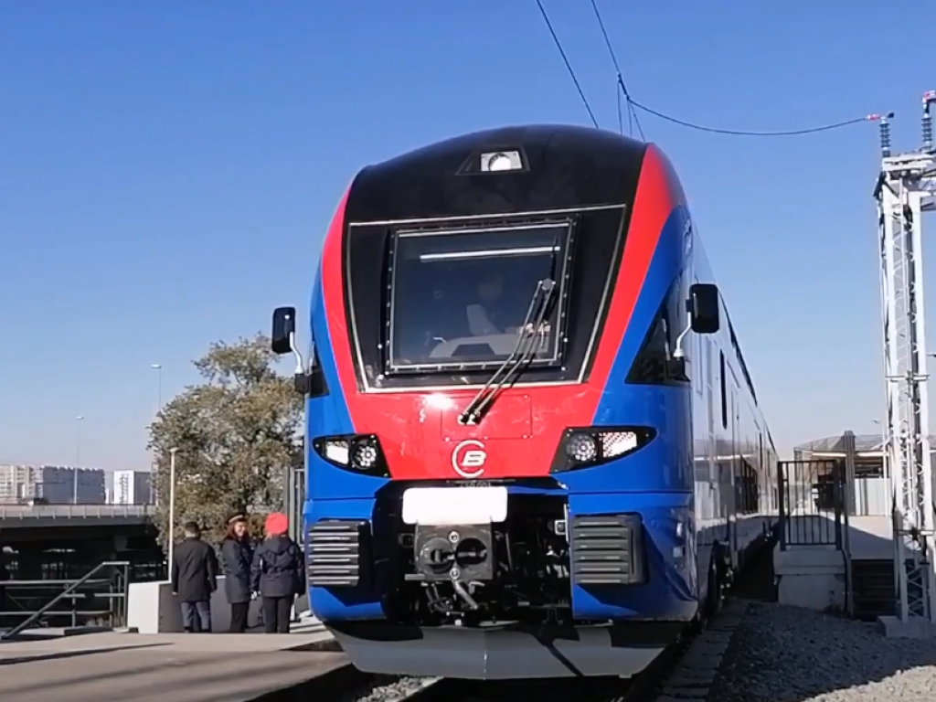 A Swiss bilevel train for the Serbian fast railway