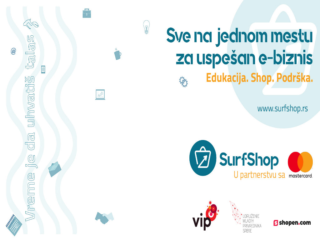 Projekat SurfShop - Sve na jednom mestu za uspešan online biznis: Edukacija, Shop, Podrška
