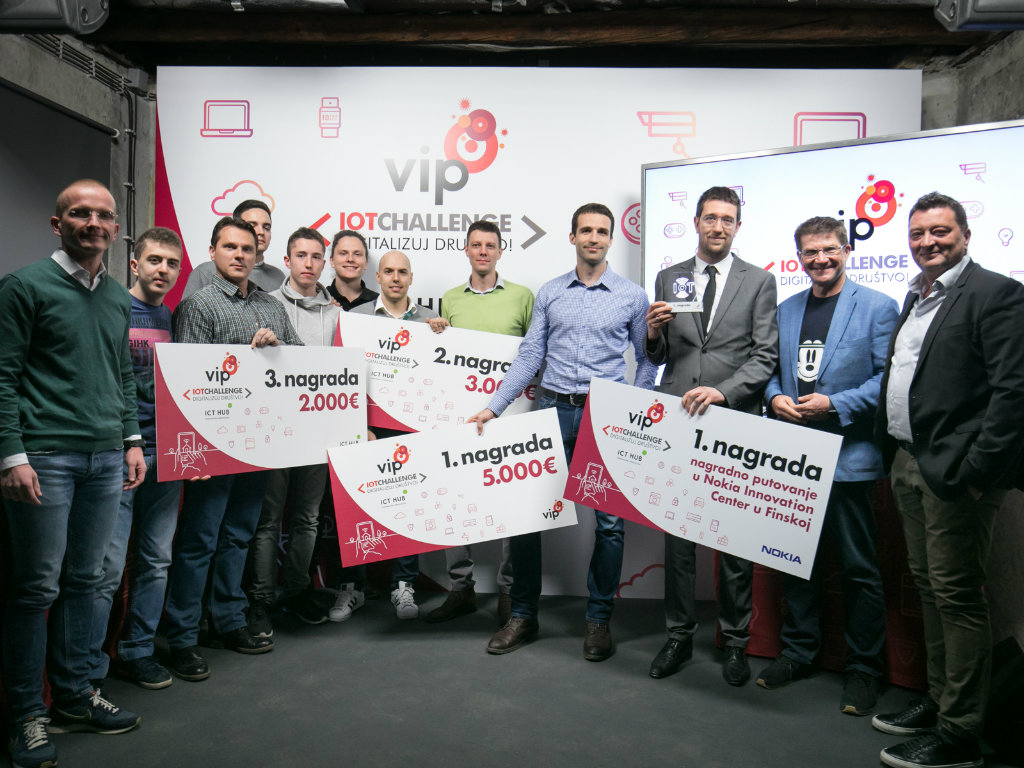 Proglašeni pobednici konkursa Vip IoT Challenge - Digitalizuj društvo