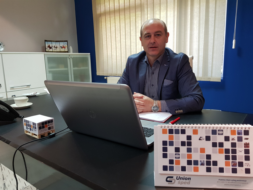 Vladan Stojković, generalni direktor kompanije Union šped - Tokom 2018. otvaramo sopstveni logistički centar u Ugrinovcima