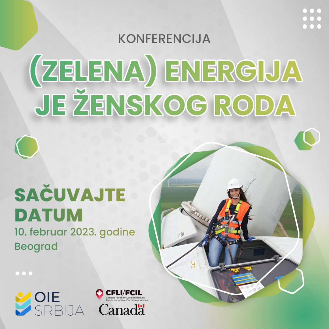 Konferencija "(Zelena) energija je ženskog roda" održaće se 10. februara u Beogradu