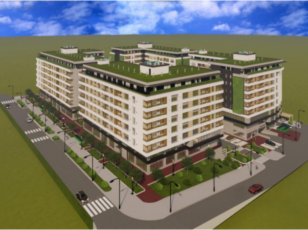 U Kragujevcu u planu "Zelena oaza" - Stambeno poslovni kompleks sa 348 stanova i 452 parking mesta