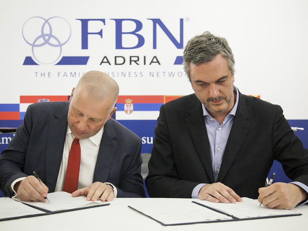 Unterzeichnung eines Memorandums über Zusammenarbeit zwischen FBN und der Wirtschaftskammer Serbien