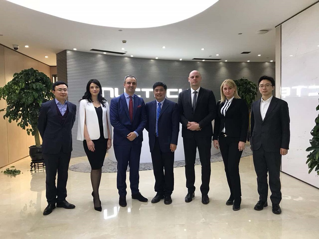 Representatives of Nikola Tesla Airport and Chinese corporation Nuctech in Beijing