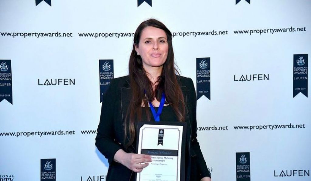 Aleksandra Draskovic at this year’s International Property Awards ceremony