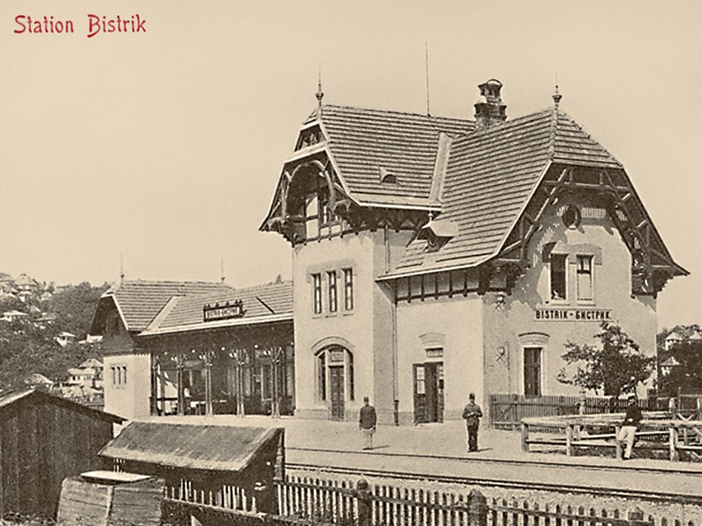 Željeznička stanica Bistrik nakon otvaranja pruge 1906.