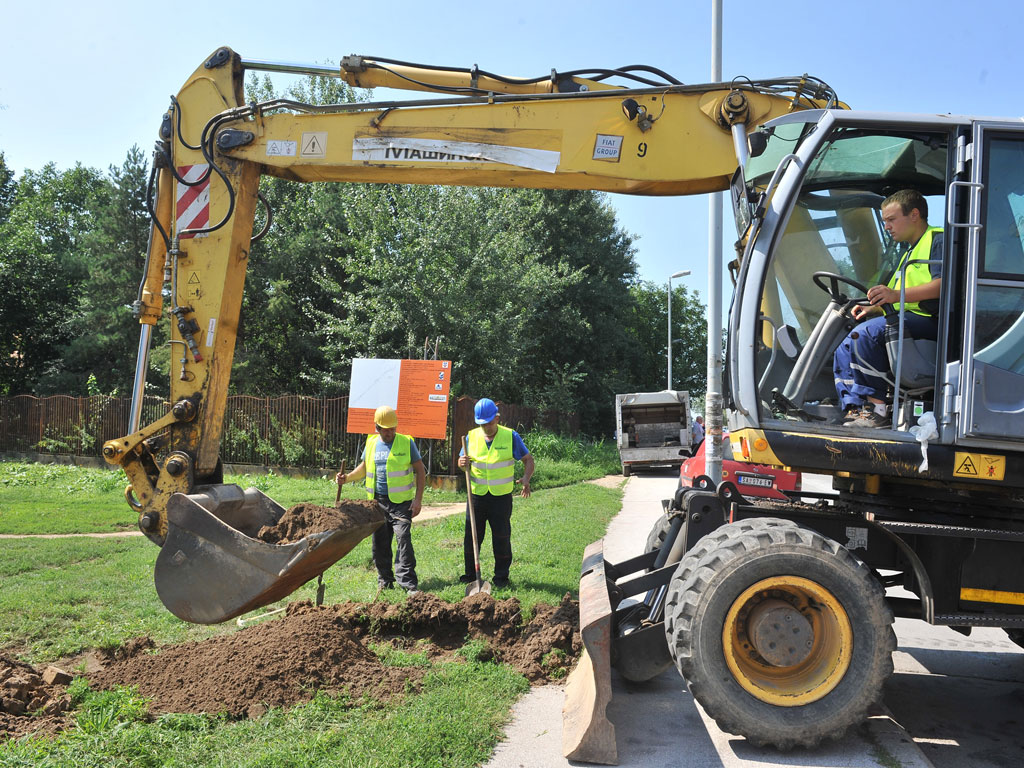 Works on construction of water supply network in Obrenovac begin