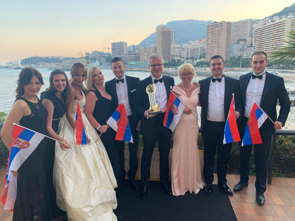 Serbische Delegation in Monte Carlo