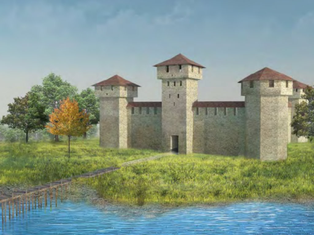 Model idealne rekonstrukcije tvrđave Kupinik