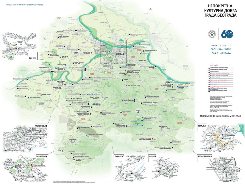 Sintezna mapa okoline Beograda