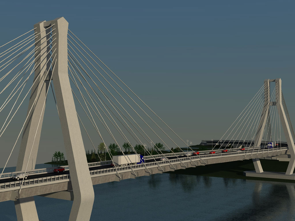 Bridge across the Danube
