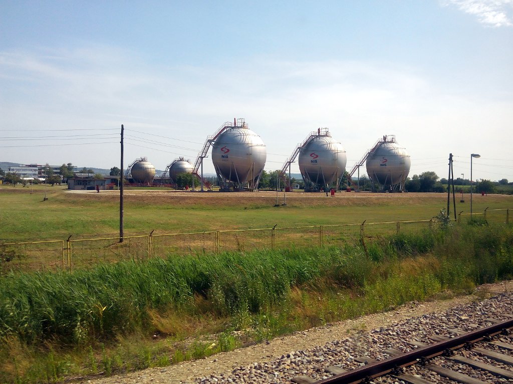 Ölraffinerie in Pancevo