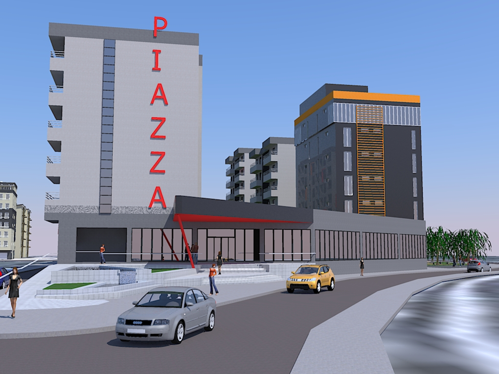 Budući izgled stambeno-poslovnog kompleksa "Nova Piazza"