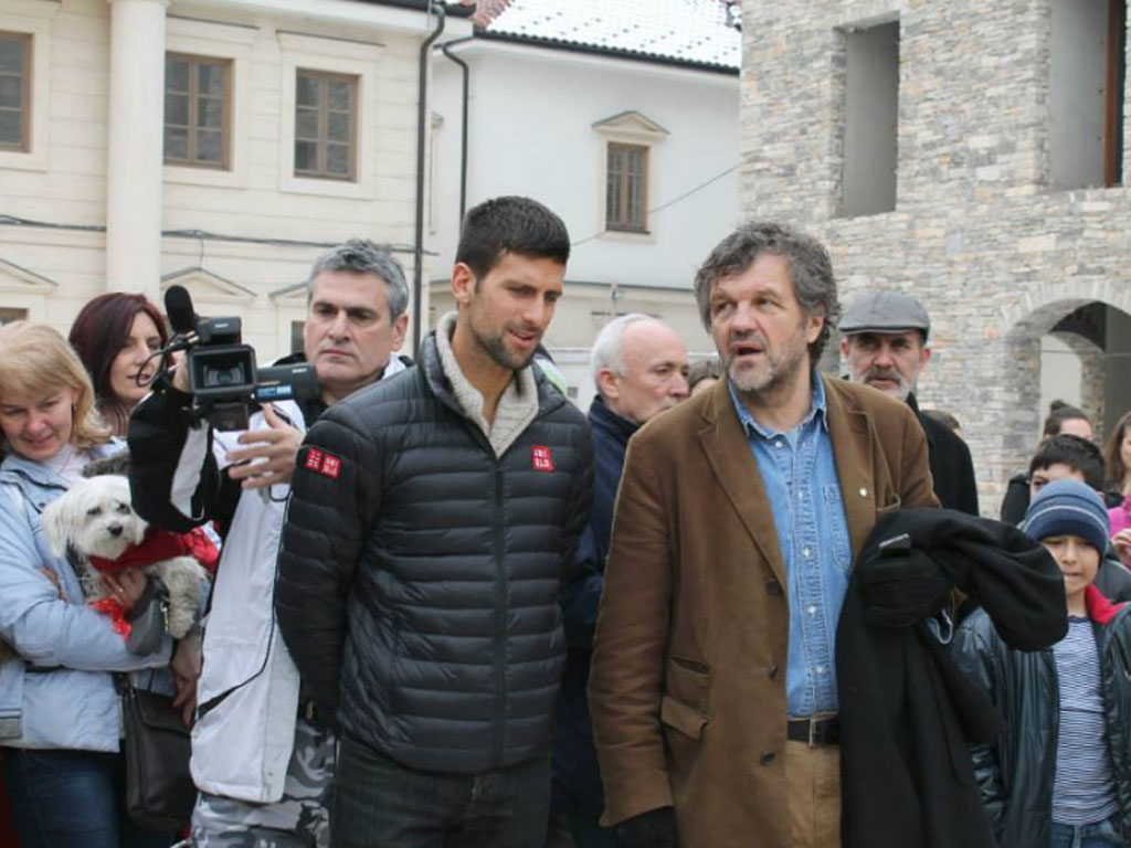 Novak Djoković i Emir Kusturica