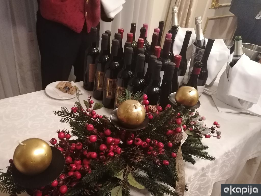 Es wurde eine Degustation von ungarischen Weinen abgehalten